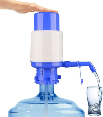 Water Bottles pump Blue Manual Hand pressure pump