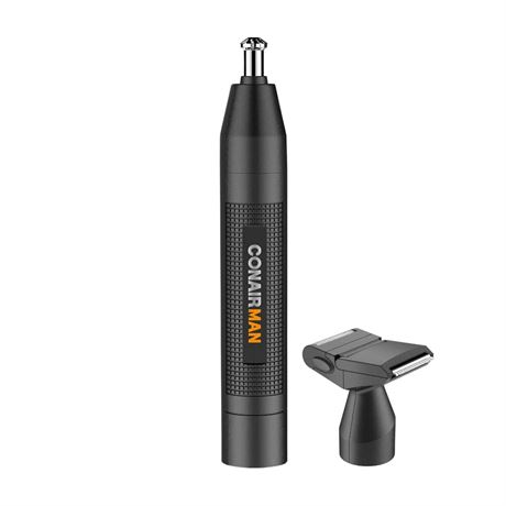 ConairMan Ear and Nose Hair Trimmer for Men, Cordless Battery