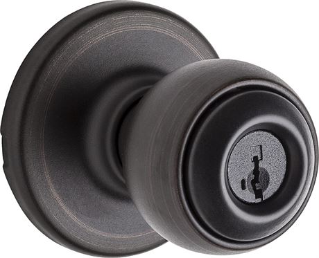 Kwikset Polo Entry Knob Featuring Smartkey Re-Key Security, Venetian Bronze