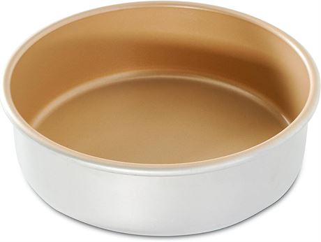 Nordic Ware 46850, Aluminium Naturals Nonstick 8" Round Layer Cake Pan