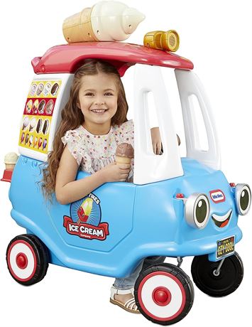 Little Tikes Cozy Ice Cream Truck, Coupe Ride On Car