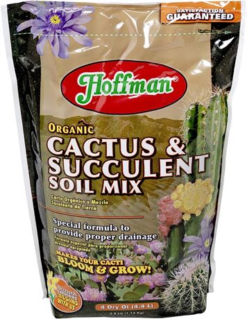 Hoffman Organic Cactus & Succulent Mix, 2.5lb