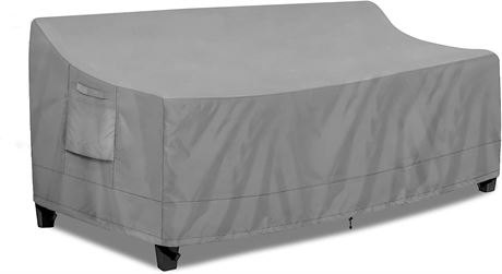 Patio Furniture Cover, 74x47x28, Grey