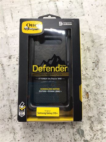 OtterBox Defender Series Phone Case for Samsung Galaxy 10+, Black