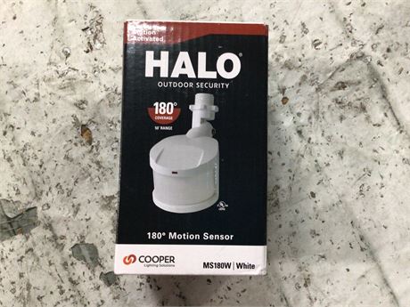 HALO MS180W 180 Replacement Motion Security Sensor Floodlight, White