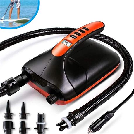 High Pressure SUP Electric Air Pump w/ Car Connector