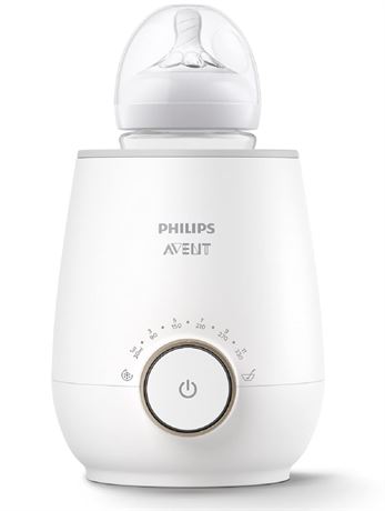 Philips AVENT Fast Baby Bottle Warmer with Smart Temperature Control - White