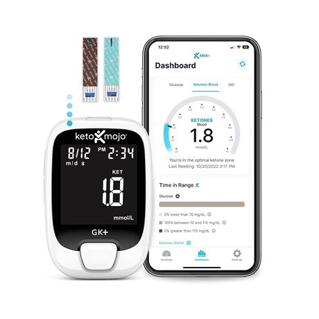 KETO-MOJO GK+ Bluetooth Glucose & K