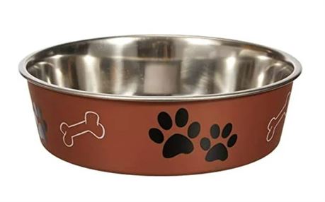 Loving Pets Dog Food/Water Bowl, 7"