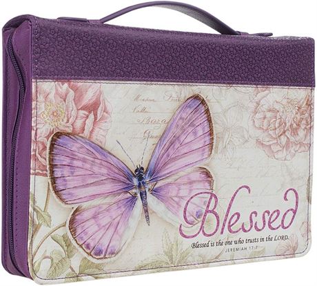 Women's Fashion Bible Cover Blessed Butterfly