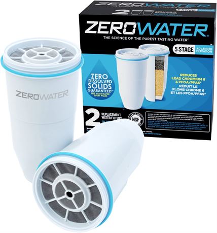 ZeroWater Official Replacement Filter - 2 Pack