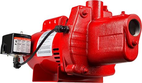 Red Lion 1 HP, 23 GPM, 115/230 Volt, Premium Cast Iron Shallow Well Jet Pump