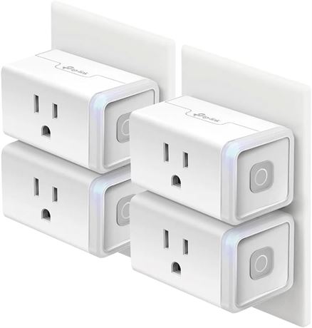 Kasa Smart Plug HS103P4, Smart Home Wi-Fi Outlets, 4-Pack