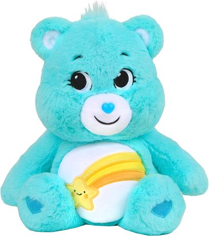 Care Bears - 14" Plush - Wish Bear - Soft Huggable Material! Blue