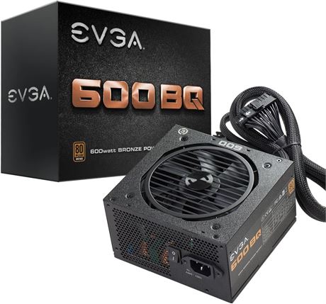 EVGA 110-BQ-0600-K1 600 BQ, 80+ Bronze 600W