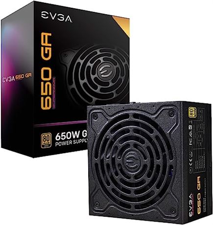 EVGA SuperNOVA 650 Ga, 80 Plus Gold 650W, Fully Modular