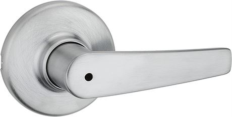 Kwikset 93001-891 Delta Privacy Bed/Bath Lever In Satin Chrome