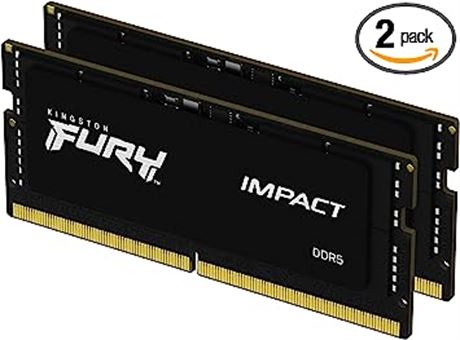 Kingston Technology Fury Impact 64GB 4800MT/s DDR5 CL38 SODIMM