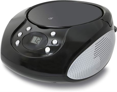 GPX, Inc. Portable Top-Loading CD Boombox with AM/FM