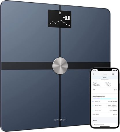 Withings Body+ Smart Wi-Fi bathroom scale for Body Weight