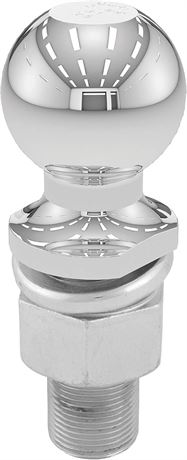 CURT 40022 Chrome Trailer Hitch Ball, 6,000 lbs