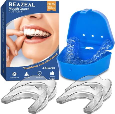 Mouth Guard for Grinding Teeth/Clenching Moldable Dental Night Guard