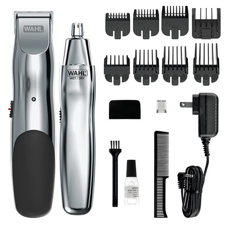 WAHL Groomsman Rechargeable Beard Trimmer kit