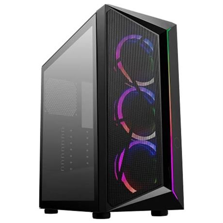 Cooler Master CMP 510 ATX Mid-Tower with Mesh Intakes, Tempered Glass