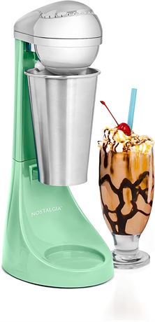 Nostalgia Two-Speed Electric Milkshake Maker - Jade