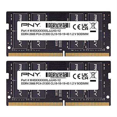 PNY Performance 16GB (2x8GB) DDR4 DRAM 2666MHz