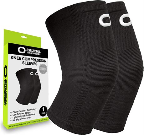 Crucial Compression Knee Sleeve (1 Pair)