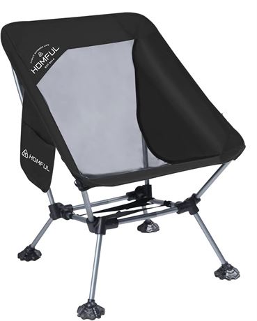 HOMFUL Ultra Light Portable Folding Camping Chair with Carrying Bag