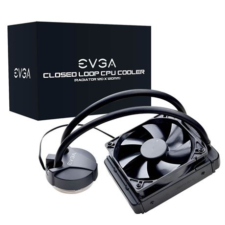 EVGA CLC 240mm, All-In-1 RGB LED CPU Liquid Cooler