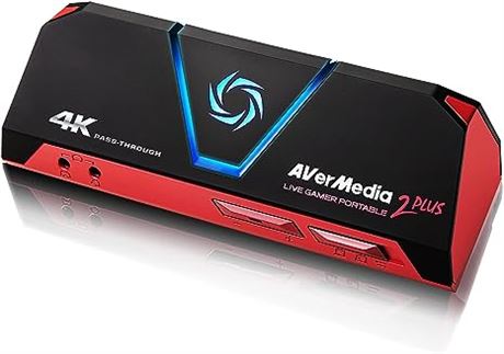 AVerMedia Live Gamer Portable 2 Plus Game Capture Card, 4K Pass Through