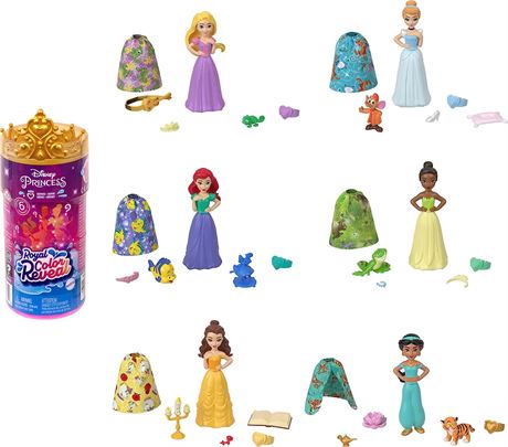 Mattel Disney Princess Small Doll Royal Color Reveal