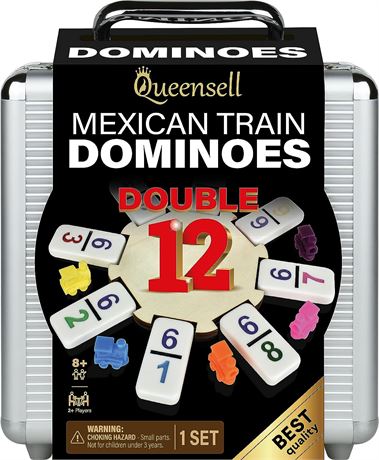 Mexican Train Dominoes Set - 20 Games Manual