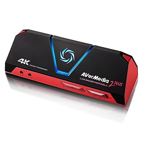 AVerMedia Live Gamer Portable 2 Plus Game Capture Card, 4K Pass Through