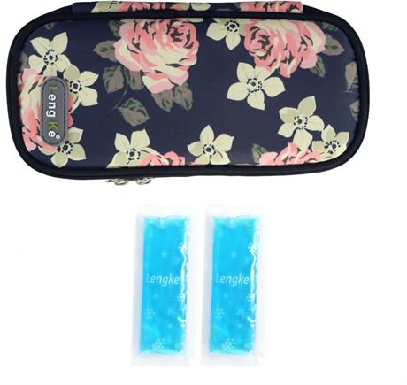 LengKe Travel Case for Insulin Pen and Medication with Protective Ice Pack