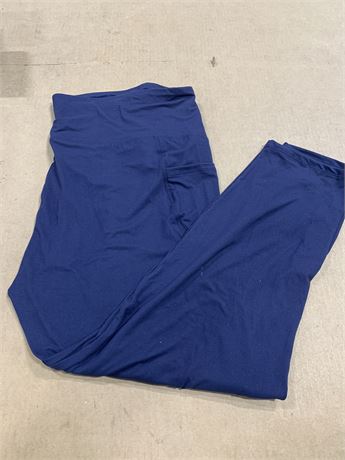 Womens Yoga Pants, Blue Size 4XL