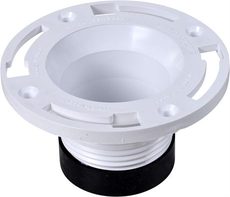 Oatey 4 in. PVC Twist-N-Set Closet Flange