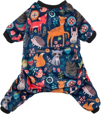 CuteBone Dog Pajamas Forest Family, XL