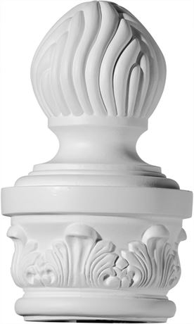 Ekena Millwork FIN04X08AB 4 7/8-Inch OD x 8 1/4-Inch Aberdeen Finial