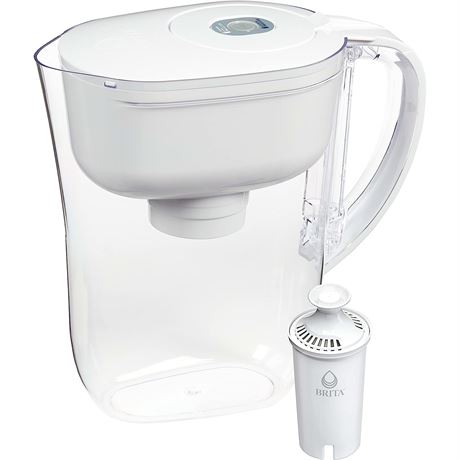 Brita Water Filter Pitcher for Tap and Drinking Water with 1 Standard Filter