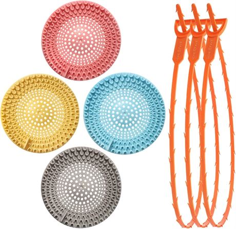 Shower Drain Cover Hair Catcher