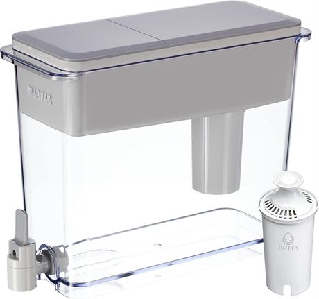 Brita XL Water Dispenser for Tap and Drinking Water with 1 Filter, 27-Cup