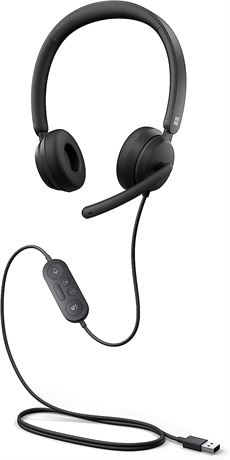 Microsoft Modern USB Headset - Wired Headset - Black