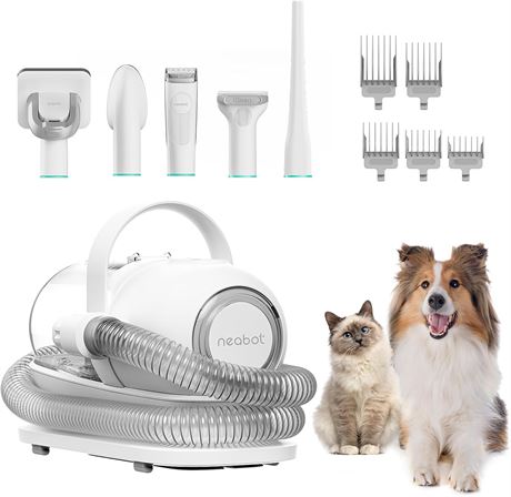 Neakasa by neabot P1 Pro Pet Grooming Kit & Vacuum Suction 99% Pet Hair