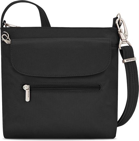 Travelon Anti-Theft Classic Mini Shoulder Bag - Black - 8.5 x 8.5 x 2