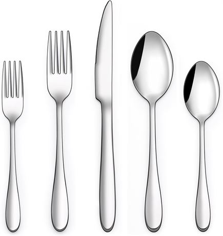 40 Piece Silverware Set - Missing Knives - Spoons and Forks Only