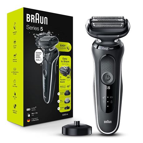 Braun Electric Razor for Men, Waterproof Foil Shaver, Series 5